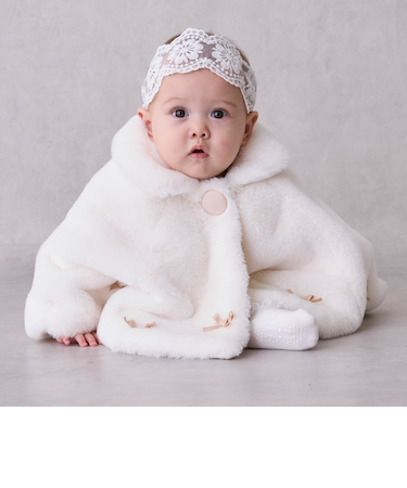 2WAY衿リボンファーケープ