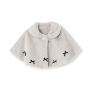 2WAY衿リボンファーケープ