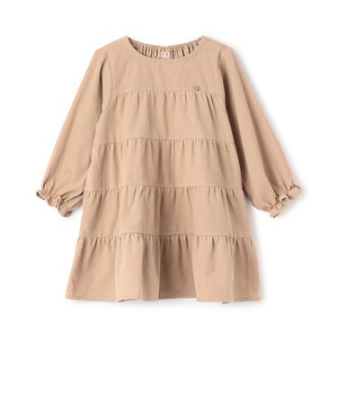 コーデュロイティアードワンピース