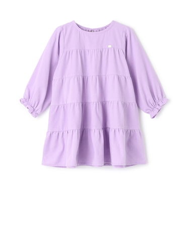 コーデュロイティアードワンピース