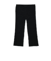 【リンク/フワもちっと】ニットハナレギンス