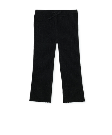 【リンク/フワもちっと】ニットハナレギンス