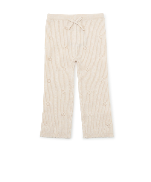 【リンク/フワもちっと】ニットハナレギンス