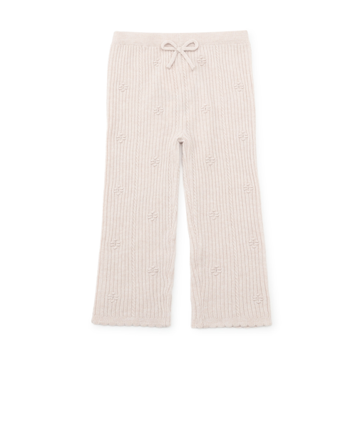 【リンク/フワもちっと】ニットハナレギンス