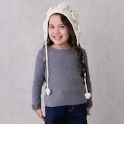 【リンク/フワもちっと】リブニット(キッズサイズ)