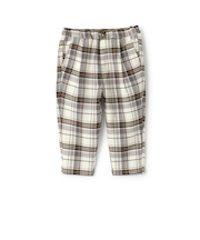 チェックストレッチパンツ