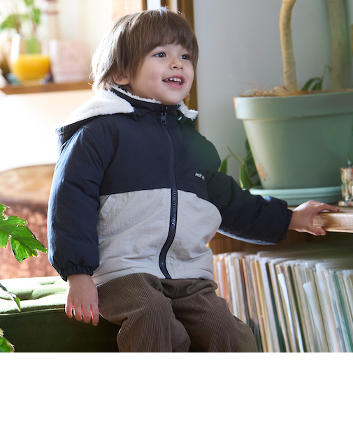 リバーシブル切替ブルゾン