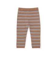 【ウォッシャブル】マルチボーダーニットレギパン