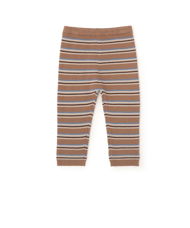 【ウォッシャブル】マルチボーダーニットレギパン