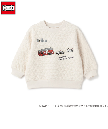 【TOMICA】キルティングトレーナー