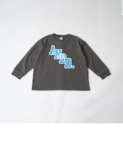 【USAコットン】ANDロゴカレッジワイドロンT