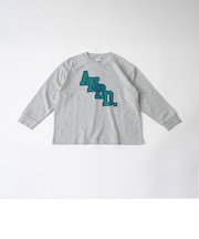 【USAコットン】ANDロゴカレッジワイドロンT