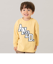 【USAコットン】ANDロゴカレッジワイドロンT