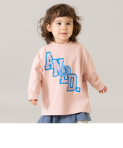 【USAコットン】ANDロゴカレッジワイドロンT