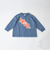 【USAコットン】ANDロゴカレッジワイドロンT