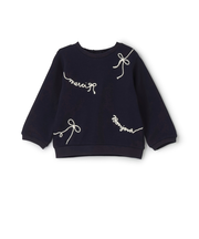 ロゴ刺しゅう長袖Tシャツ