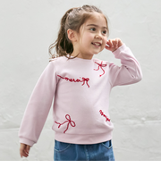 ロゴ刺しゅう長袖Tシャツ
