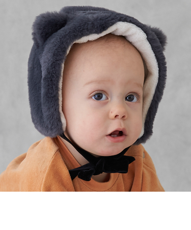 もこもこねこキャップ