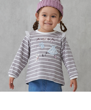 【WEB限定カラー】バレエモチーフ長袖Tシャツ