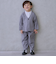 【セミフォーマル】ノーカラーJK+ロングパンツセットアップ