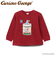 【おさるのジョージ】接結アップリケ長袖Tシャツ