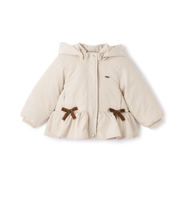 ペプラムダウンジャケット