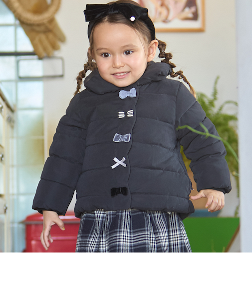 中綿リボンジャケット