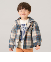 【パパもおそろい】チェックジャケット