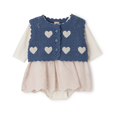 【リンク】クロシェベストつきロンパース