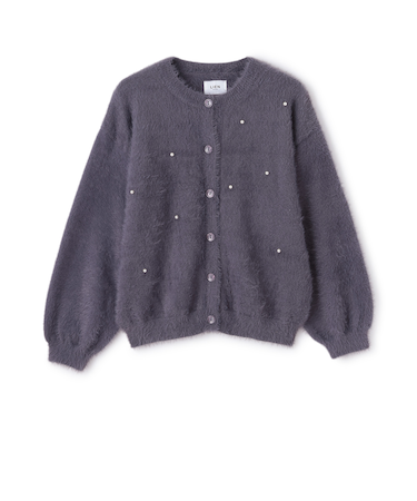 【リンク】シャギーニットカーディガン