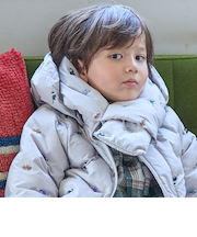 アソート刺しゅう中綿マフラー