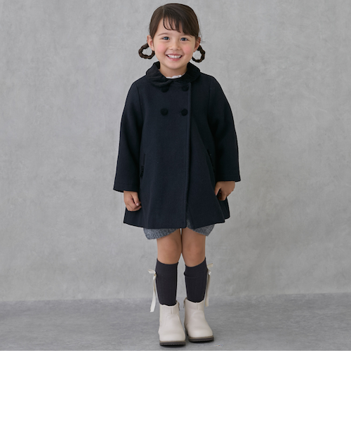 プティマイン 親子お揃いセット リバーシブルボアコート プティマイン