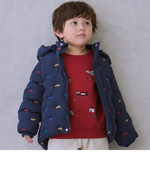 【リンク】アソート刺しゅう中綿ジャケット