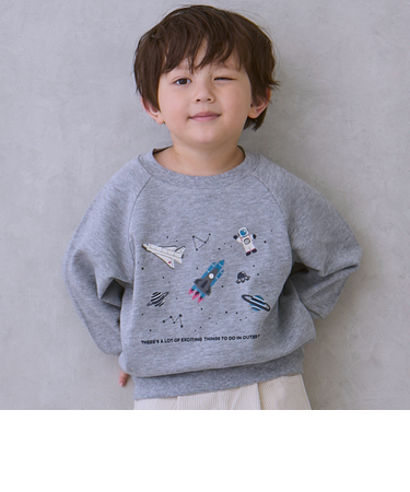 【プティプラ】BOYSトレーナー