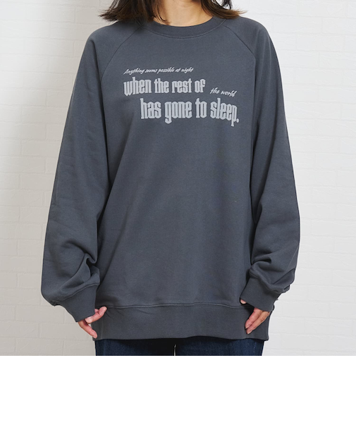 【パパもおそろい】ラグランスウェットアソートロゴプルオーバー