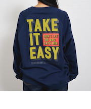 【パパもおそろい】ラグランスウェットアソートロゴプルオーバー