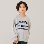 【365D.】【パパもおそろい】ラグランスウェットアソートロゴプルオーバー