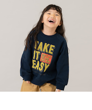 【365D.】【パパもおそろい】ラグランスウェットアソートロゴプルオーバー