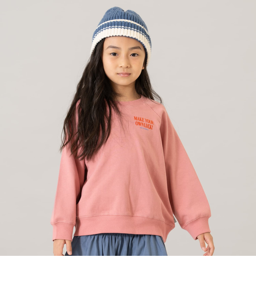 【365D.】【パパもおそろい】ラグランスウェットアソートロゴプルオーバー