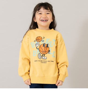 【365D.】スウェットOFUZAKE 柄ワイドプルオーバー