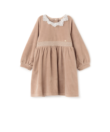 ベロアレースワンピース