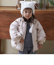 【リンク】ちびリボン中綿ジャケット