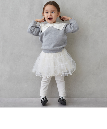 レギンスつきチュールスカート