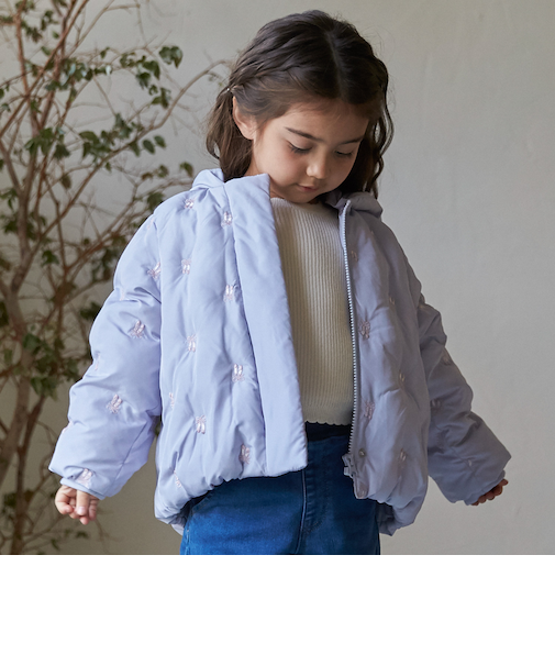 【リンク】刺しゅう中綿ジャケット