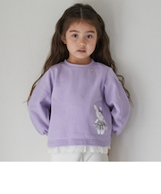 アニマルモチーフアップリケアップリケトレーナー