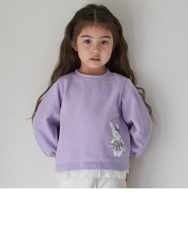 アニマルモチーフアップリケアップリケトレーナー