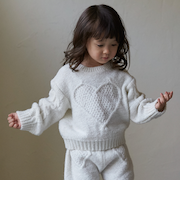 【リンク】ハートケーブルニット