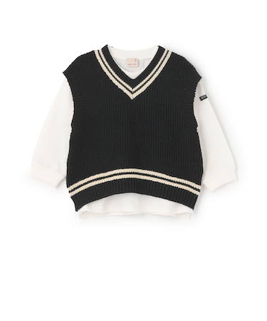 【ウォッシャブル】ニットベストセット