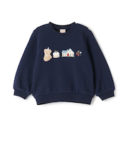 【フワのびっと】アソートアップリケトレーナー