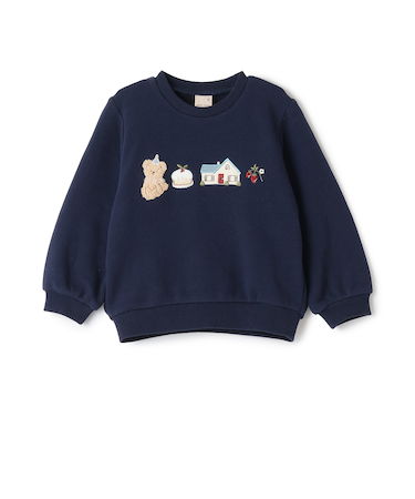 【フワのびっと】アソートアップリケトレーナー